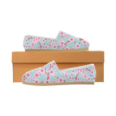 Cherry Blossom Pattern Print Design CB04 Women Casual Shoes-JorJune.com