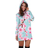 Cherry Blossom Pattern Print Design CB04 Women Hoodie Dress