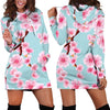 Cherry Blossom Pattern Print Design CB04 Women Hoodie Dress