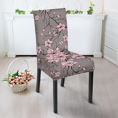 Cherry Blossom Pattern Print Design CB05 Dining Chair Slipcover-JORJUNE.COM