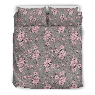 Cherry Blossom Pattern Print Design CB05 Duvet Cover Bedding Set-JORJUNE.COM