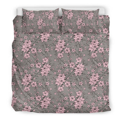 Cherry Blossom Pattern Print Design CB05 Duvet Cover Bedding Set-JORJUNE.COM