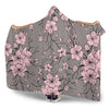 Cherry Blossom Pattern Print Design CB05 Hooded Blanket-JORJUNE.COM