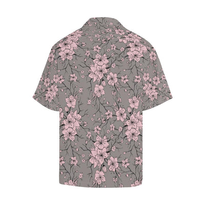 Cherry Blossom Pattern Print Design CB05 Men Hawaiian Shirt-JorJune