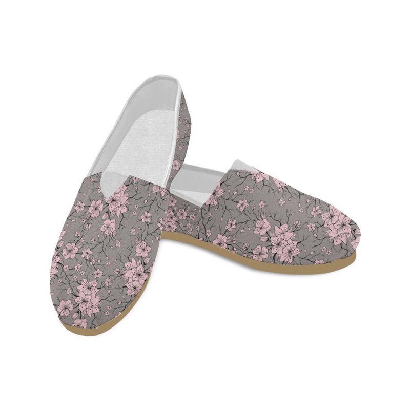 Cherry Blossom Pattern Print Design CB05 Women Casual Shoes-JorJune.com