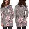 Cherry Blossom Pattern Print Design CB05 Women Hoodie Dress