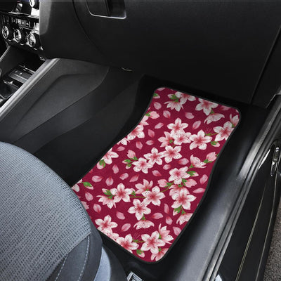 Cherry Blossom Pattern Print Design CB06 Car Floor Mats-JorJune