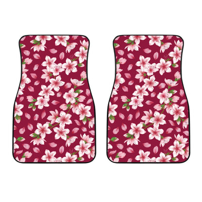 Cherry Blossom Pattern Print Design CB06 Car Floor Mats-JorJune
