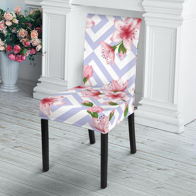 Cherry Blossom Pattern Print Design CB06 Dining Chair Slipcover-JORJUNE.COM