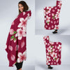 Cherry Blossom Pattern Print Design CB06 Hooded Blanket-JORJUNE.COM