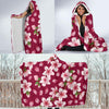 Cherry Blossom Pattern Print Design CB06 Hooded Blanket-JORJUNE.COM