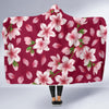 Cherry Blossom Pattern Print Design CB06 Hooded Blanket-JORJUNE.COM