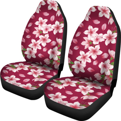 Cherry Blossom Pattern Print Design CB06 Universal Fit Car Seat Covers