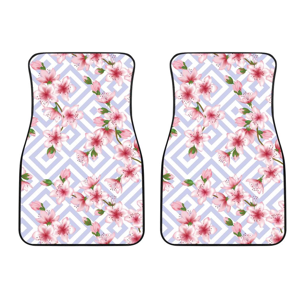 Cherry Blossom Pattern Print Design CB07 Car Floor Mats-JorJune