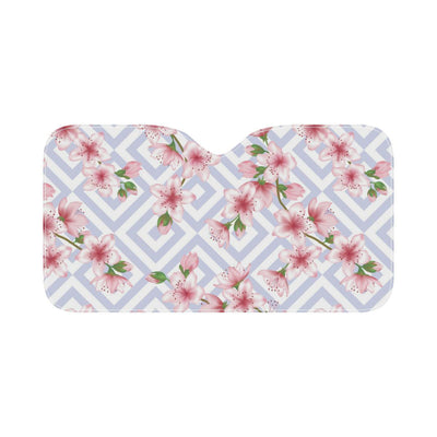 Cherry Blossom Pattern Print Design CB07 Car Sun Shade-JorJune