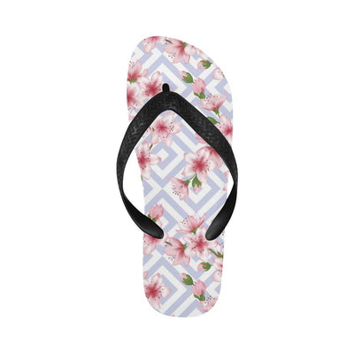 Cherry Blossom Pattern Print Design CB07 Flip Flops-JorJune