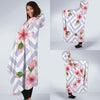 Cherry Blossom Pattern Print Design CB07 Hooded Blanket-JORJUNE.COM