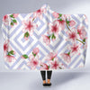 Cherry Blossom Pattern Print Design CB07 Hooded Blanket-JORJUNE.COM