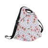 Cherry Blossom Pattern Print Design CB07 Neoprene Lunch Bag-JorJune