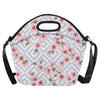 Cherry Blossom Pattern Print Design CB07 Neoprene Lunch Bag-JorJune