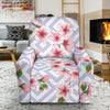 Cherry Blossom Pattern Print Design CB07 Recliner Slipcover-JORJUNE.COM