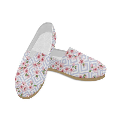 Cherry Blossom Pattern Print Design CB07 Women Casual Shoes-JorJune.com