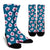 Cherry Blossom Pattern Print Design CB08 Crew Socks-JORJUNE.COM