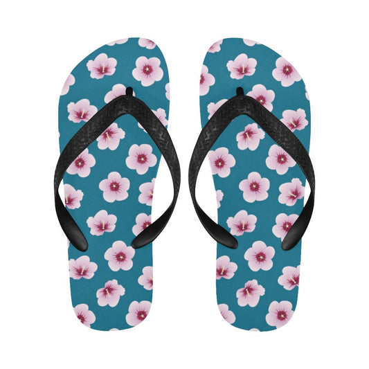 Cherry Blossom Pattern Print Design CB08 Flip Flops-JorJune