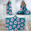 Cherry Blossom Pattern Print Design CB08 Hooded Blanket-JORJUNE.COM