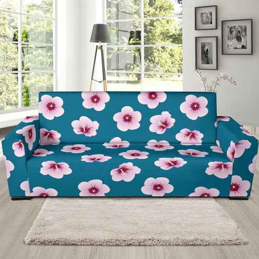 Cherry Blossom Pattern Print Design CB08 Sofa Slipcover-JORJUNE.COM