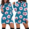 Cherry Blossom Pattern Print Design CB08 Women Hoodie Dress