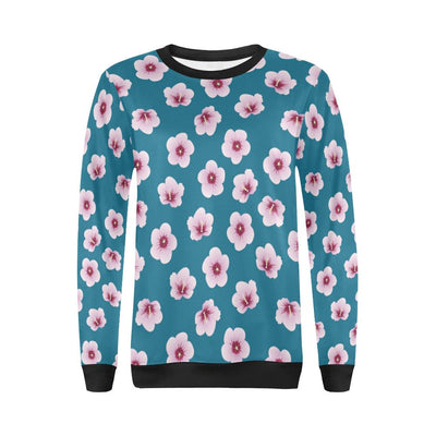 Cherry Blossom Pattern Print Design CB08 Women Long Sleeve Sweatshirt-JorJune