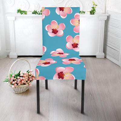 Cherry Blossom Pattern Print Design CB09 Dining Chair Slipcover-JORJUNE.COM