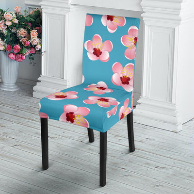 Cherry Blossom Pattern Print Design CB09 Dining Chair Slipcover-JORJUNE.COM