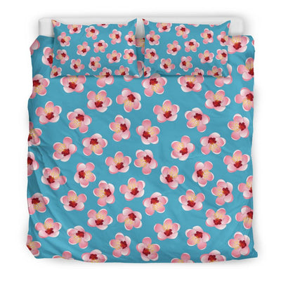 Cherry Blossom Pattern Print Design CB09 Duvet Cover Bedding Set-JORJUNE.COM