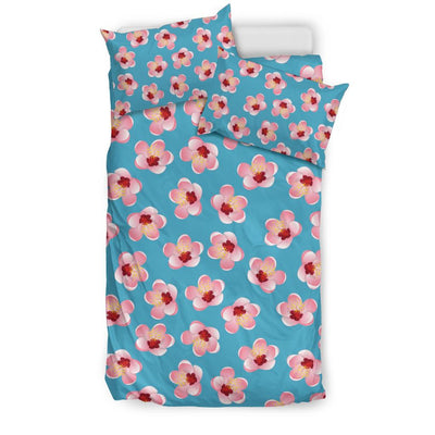 Cherry Blossom Pattern Print Design CB09 Duvet Cover Bedding Set-JORJUNE.COM