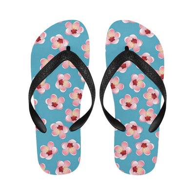 Cherry Blossom Pattern Print Design CB09 Flip Flops-JorJune