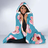 Cherry Blossom Pattern Print Design CB09 Hooded Blanket-JORJUNE.COM