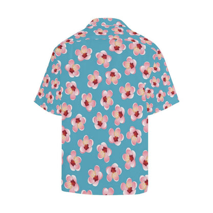 Cherry Blossom Pattern Print Design CB09 Men Hawaiian Shirt-JorJune