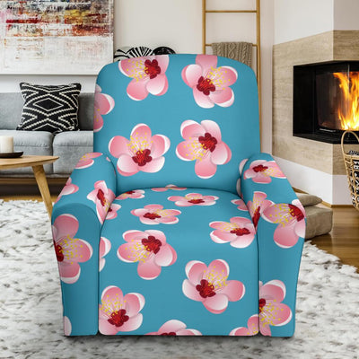 Cherry Blossom Pattern Print Design CB09 Recliner Slipcover-JORJUNE.COM