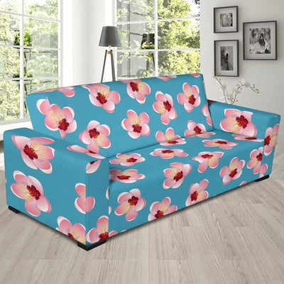 Cherry Blossom Pattern Print Design CB09 Sofa Slipcover-JORJUNE.COM