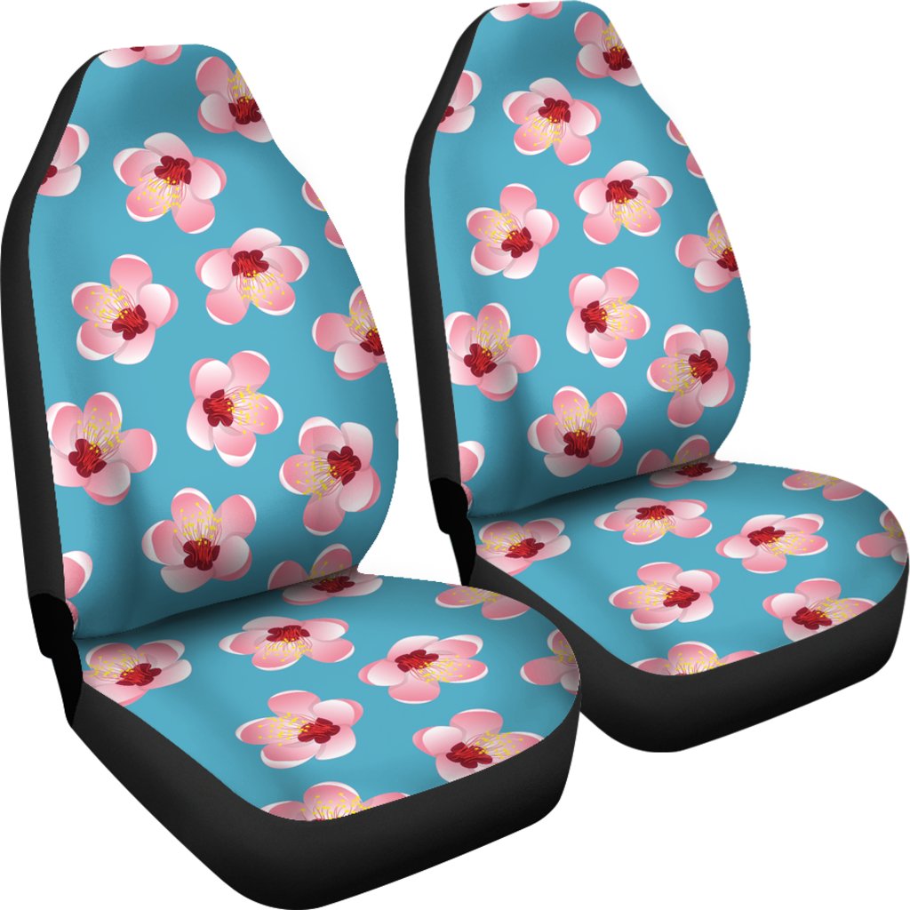 Cherry Blossom Pattern Print Design CB09 Universal Fit Car Seat Covers