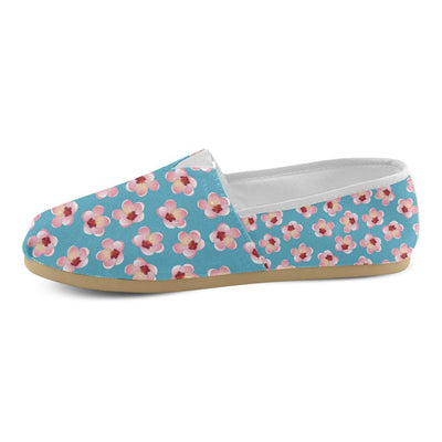 Cherry Blossom Pattern Print Design CB09 Women Casual Shoes-JorJune.com