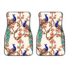 Cherry Blossom Sakura Peacock Car Floor Mats