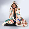 Cherry Blossom Peacock Hooded Blanket-JORJUNE.COM