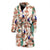 Cherry Blossom Peacock Men Bath Robe