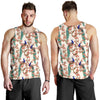 Cherry Blossom Peacock Men Tank Top