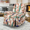 Cherry Blossom Peacock Recliner Slipcover-JORJUNE.COM