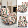 Cherry Blossom Peacock Recliner Slipcover-JORJUNE.COM