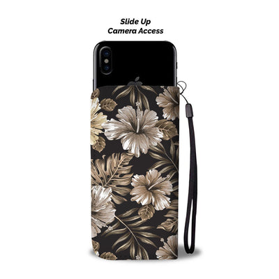 Cherry Blossom Sakura Peacock Wallet Phone Case